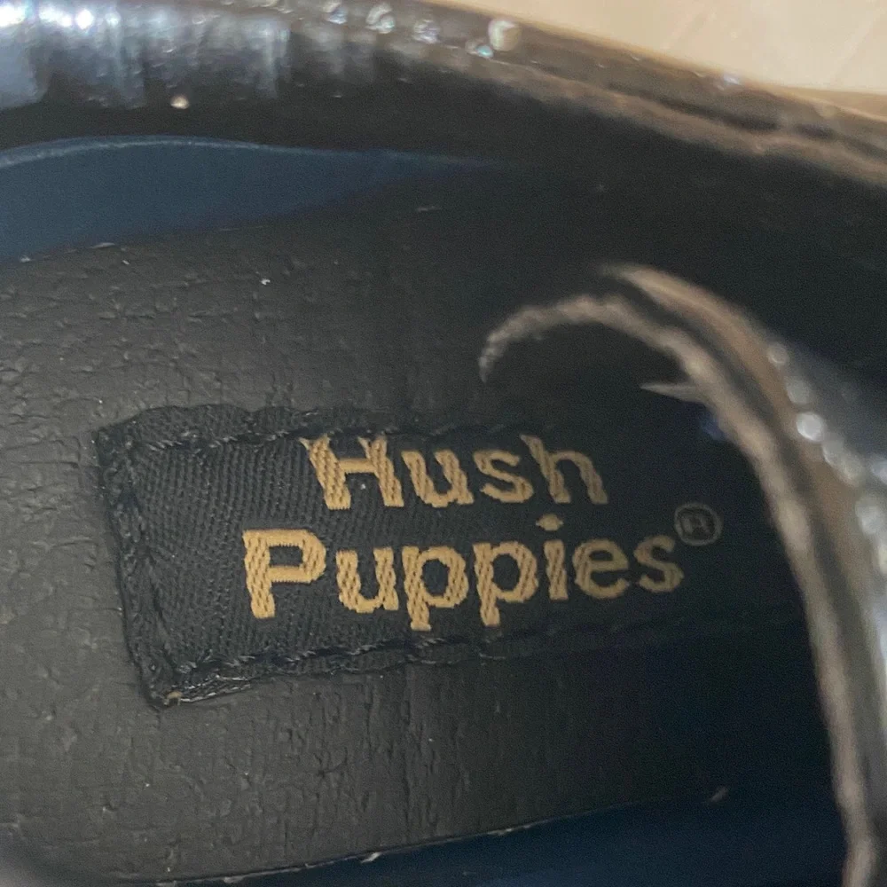 Hush Puppies Classic Black Kids Dress Shoes size infant 5.5